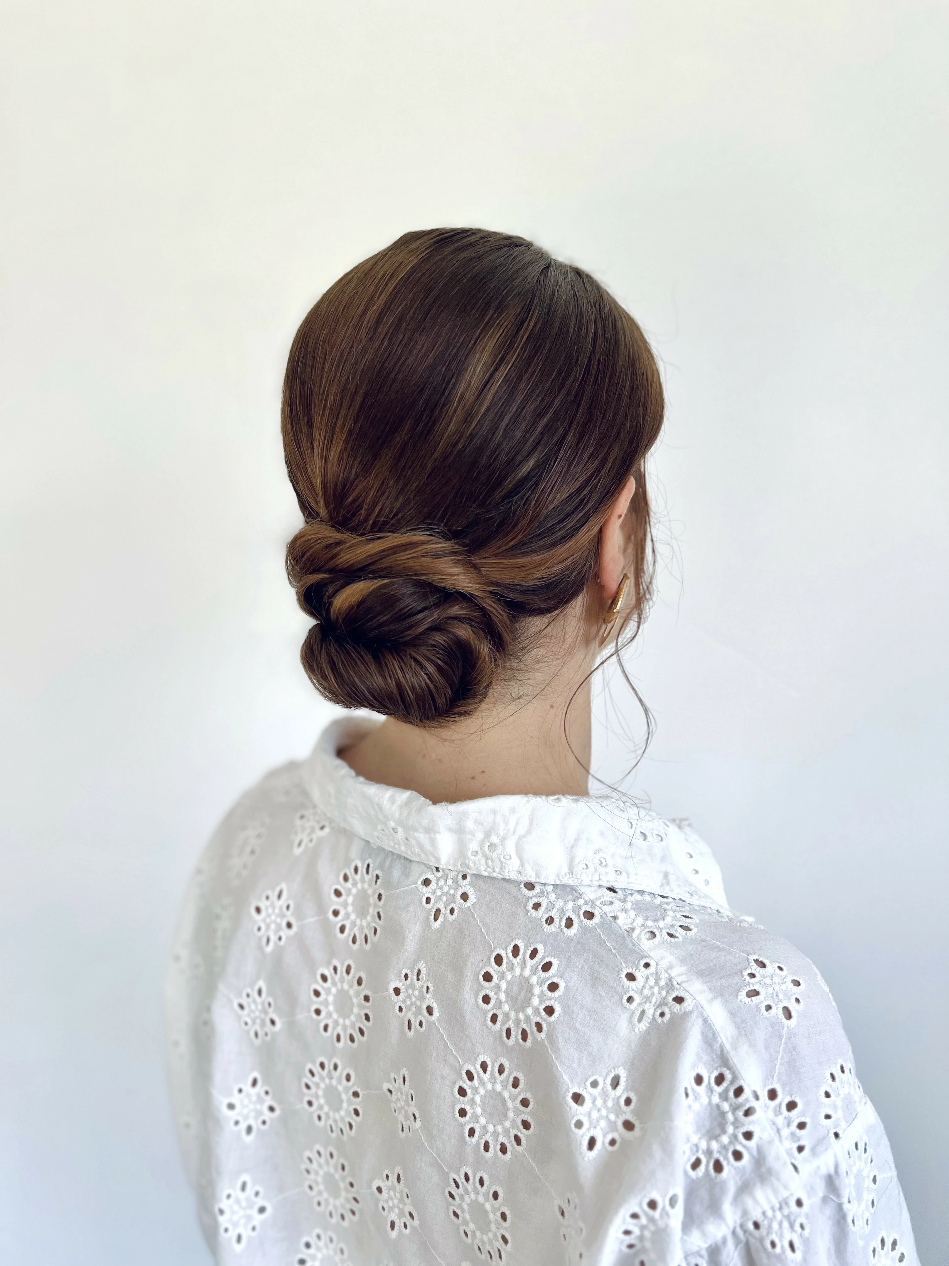 Chignon d'invitée à Dinard