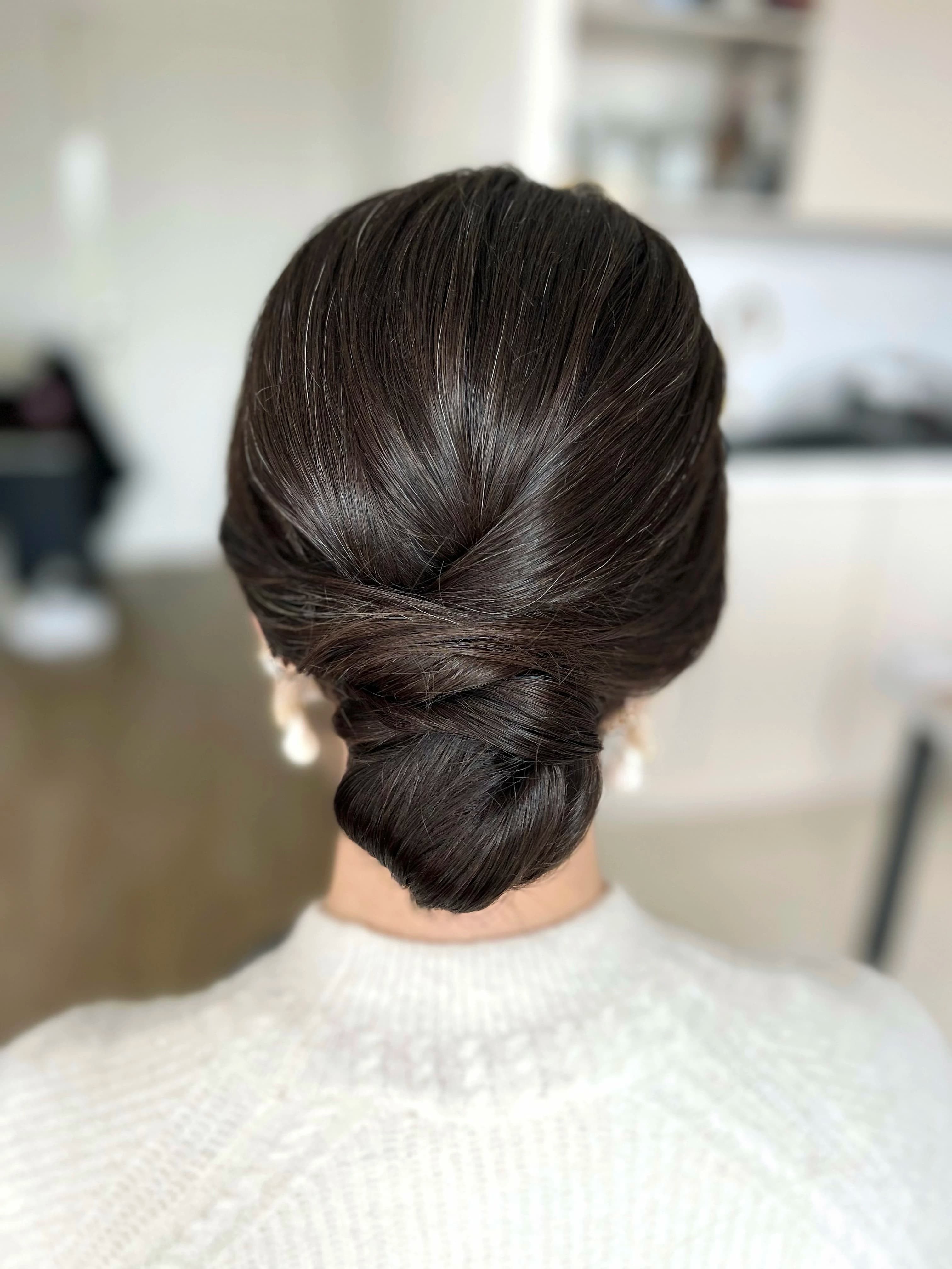 Chignon d'invitée à Rohan