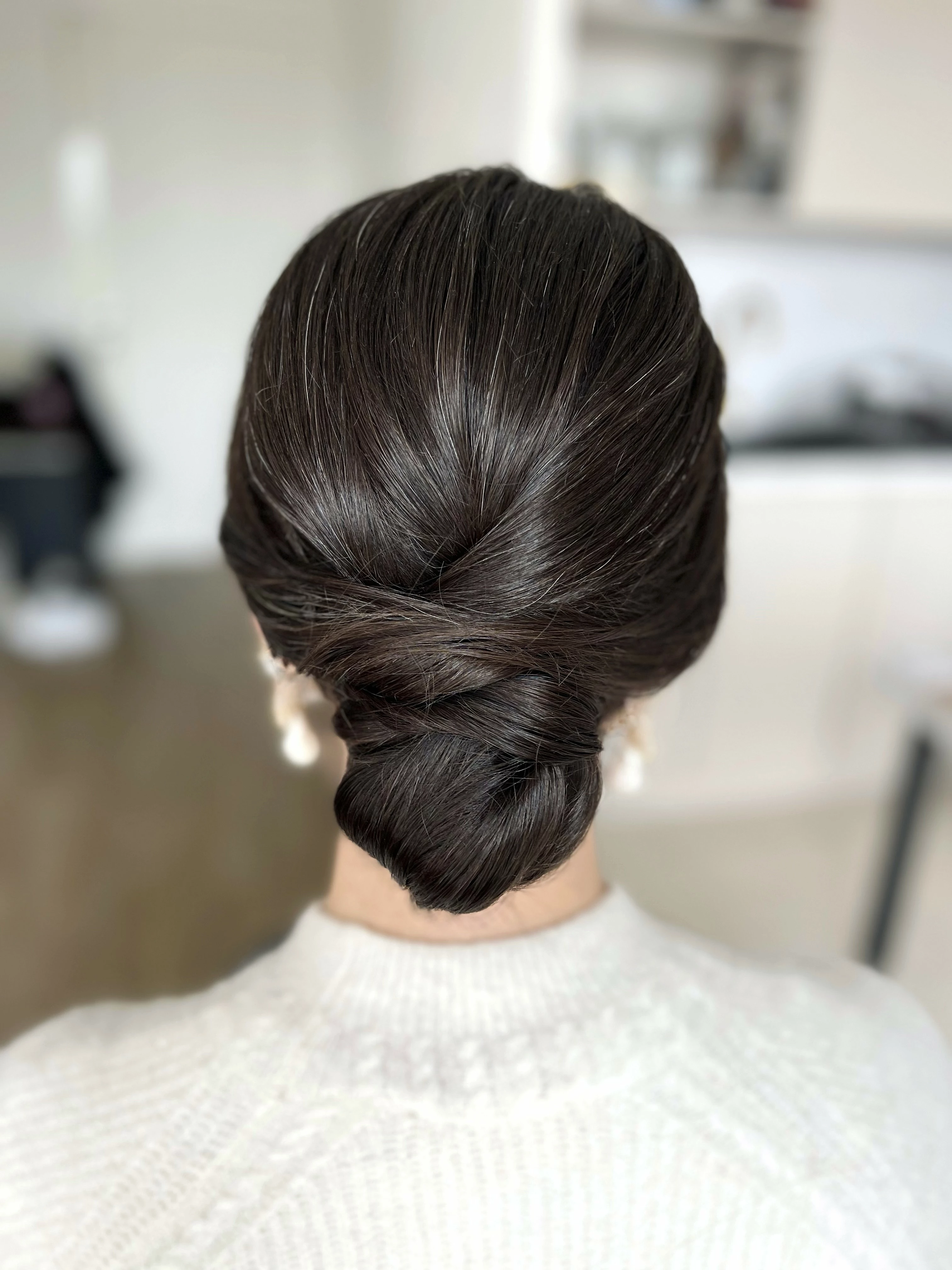 Chignon d'invitée à Rohan