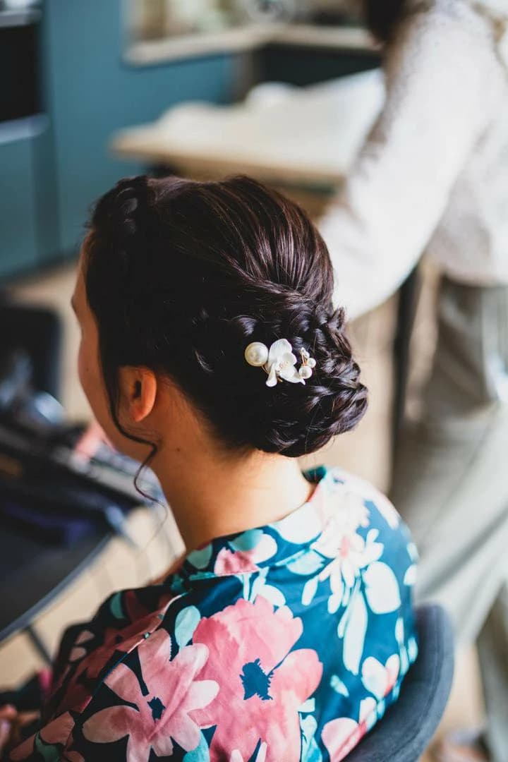 Chignon de mariée à Vannes
