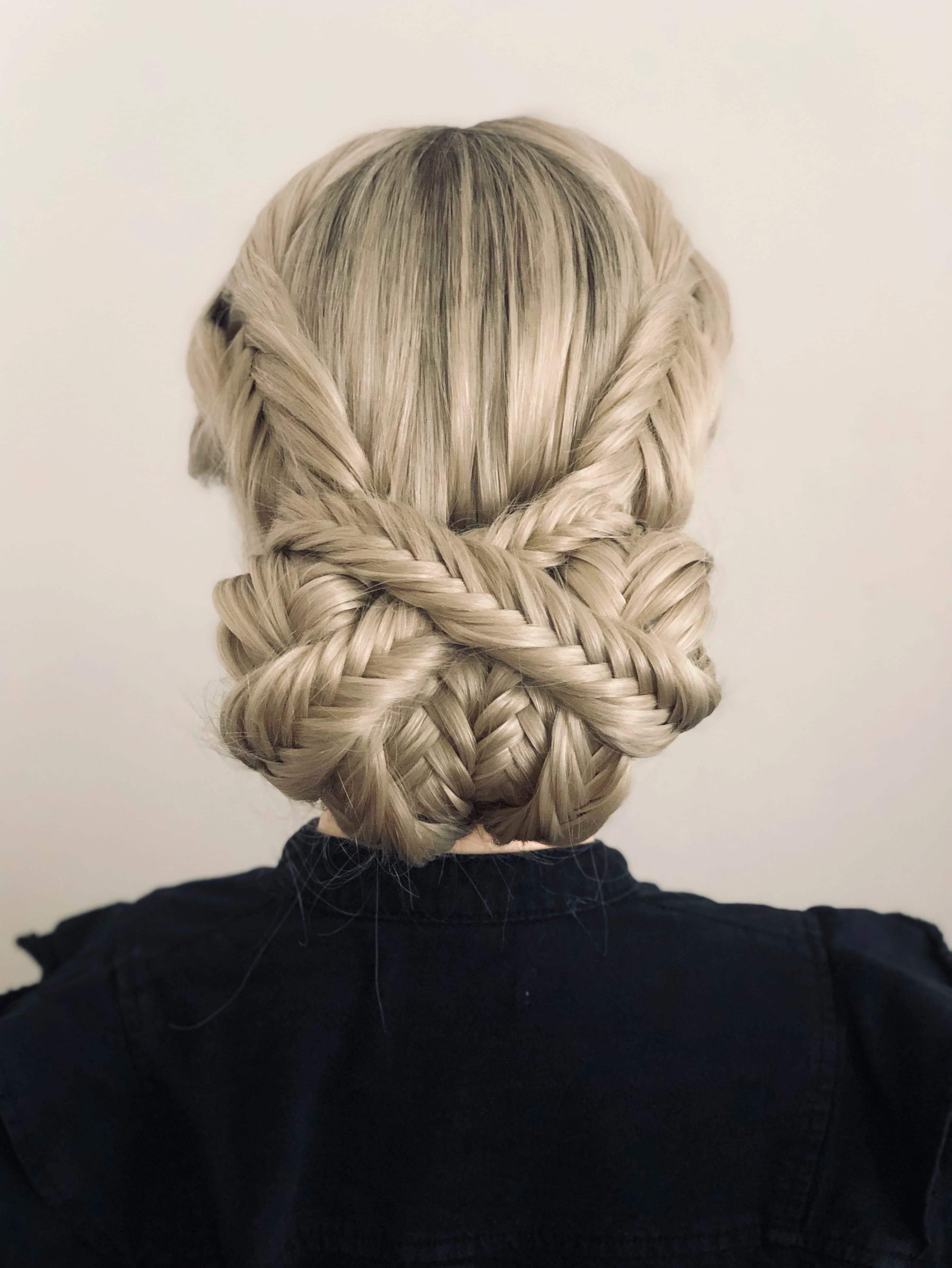 Chignon mariage tressé