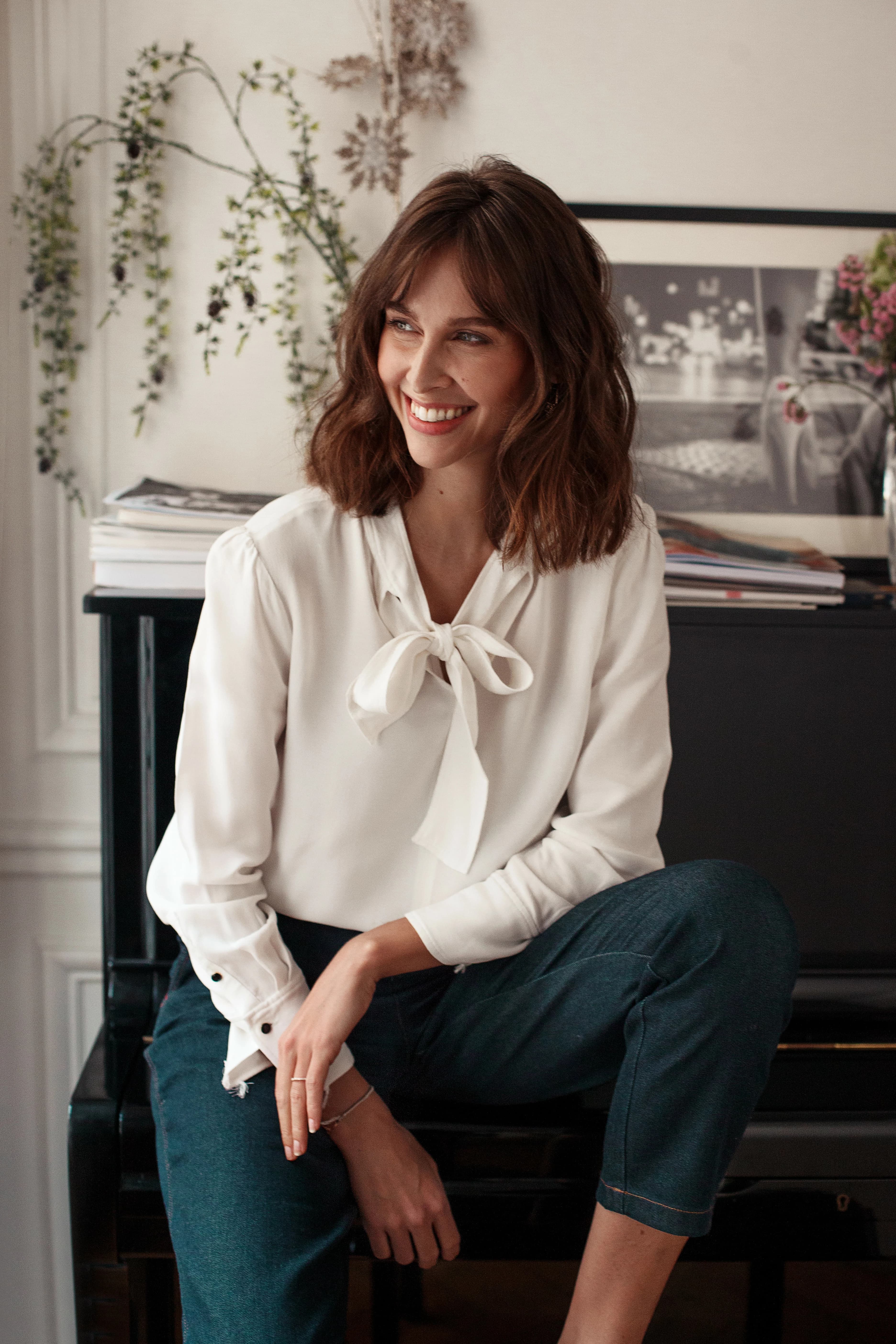 Cheveux wavy ondulés shooting photos